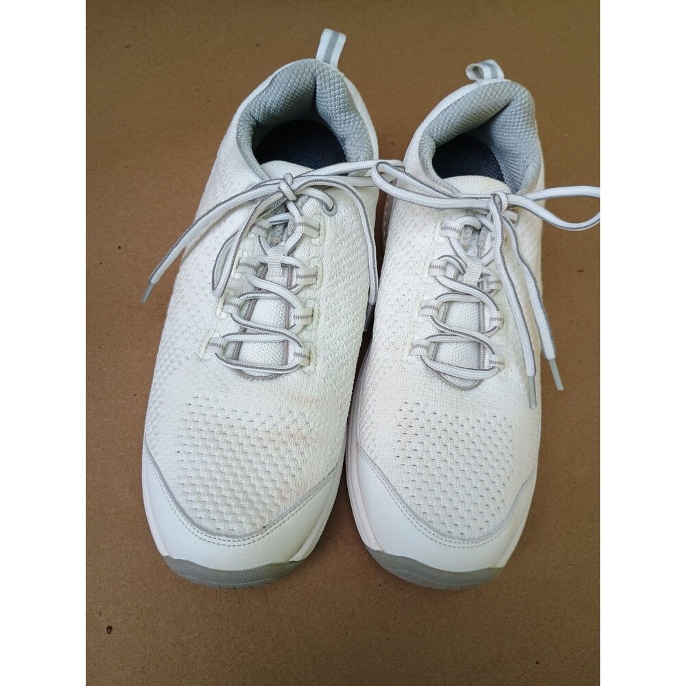 Orthofeet Coral Sneakers Women’s Size 10 Med White Knit Orthotic Shoes Comfy